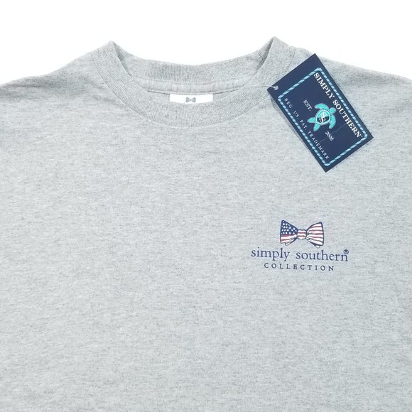 SIMPLY SOUTHERN Bone In The USA Puppy Dog Shirt - Picture 3 of 5